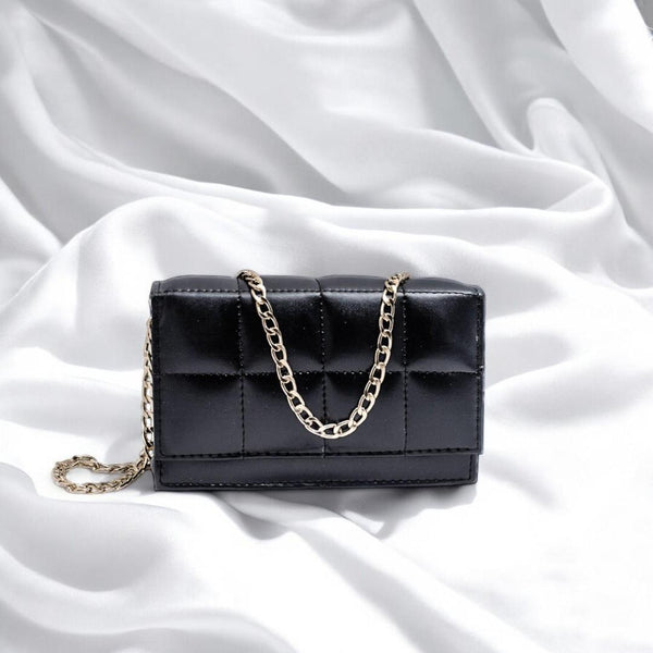 Leather Chain Crossbody Bag