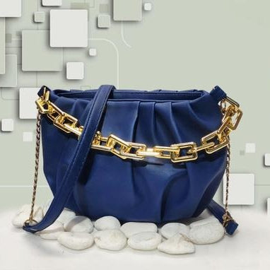 PU Leather Chain Crossbody Bag
