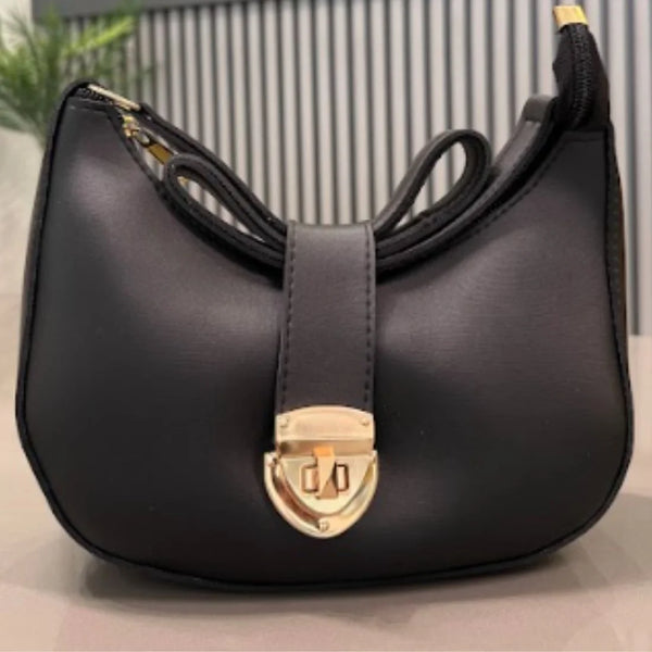 Crescent Leather Luxury Shoulder Bag for Women